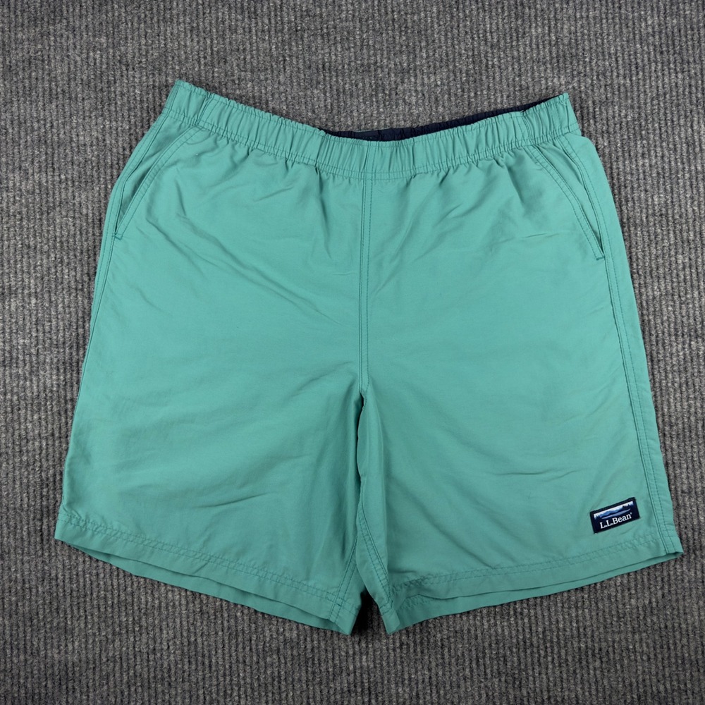 L.L. Bean Men's Teal Swim Trunks